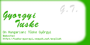 gyorgyi tuske business card